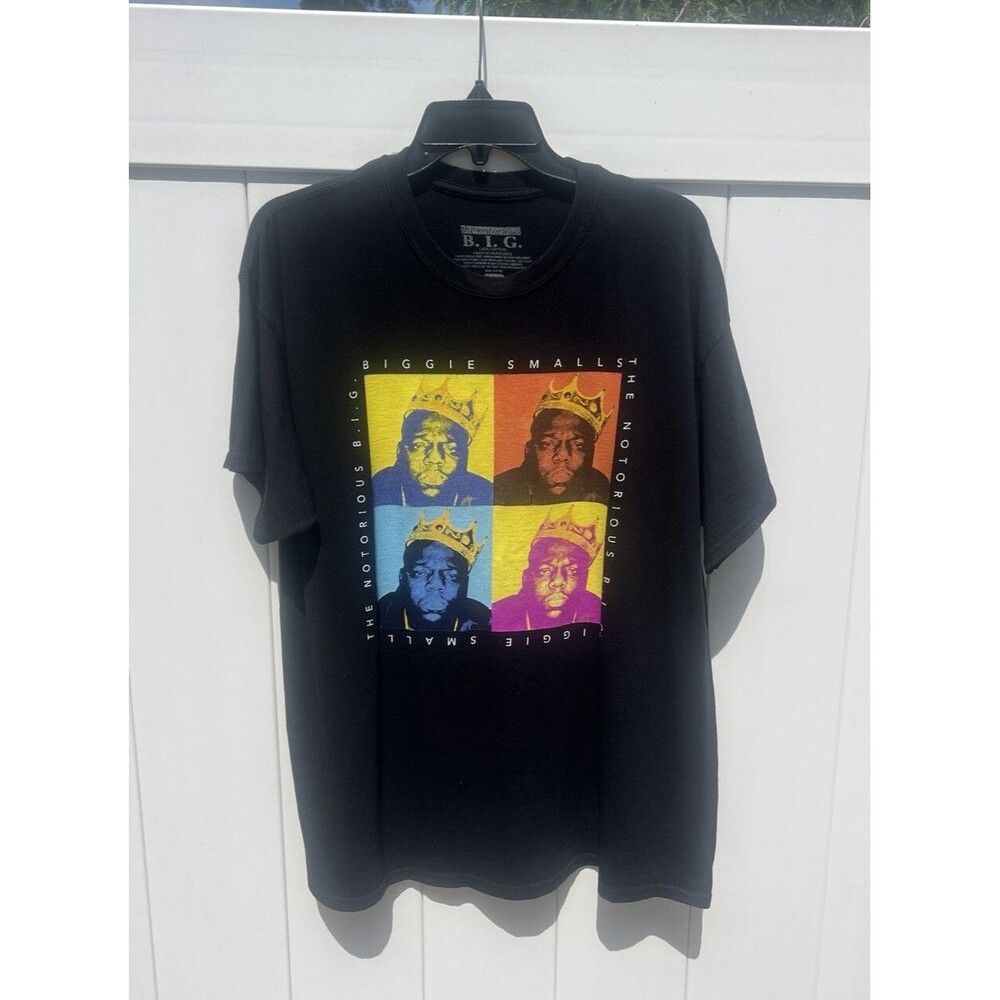 The Notorious B.I.G T Shirt Graphic 100% Cotton Short Sleeve Mens XL